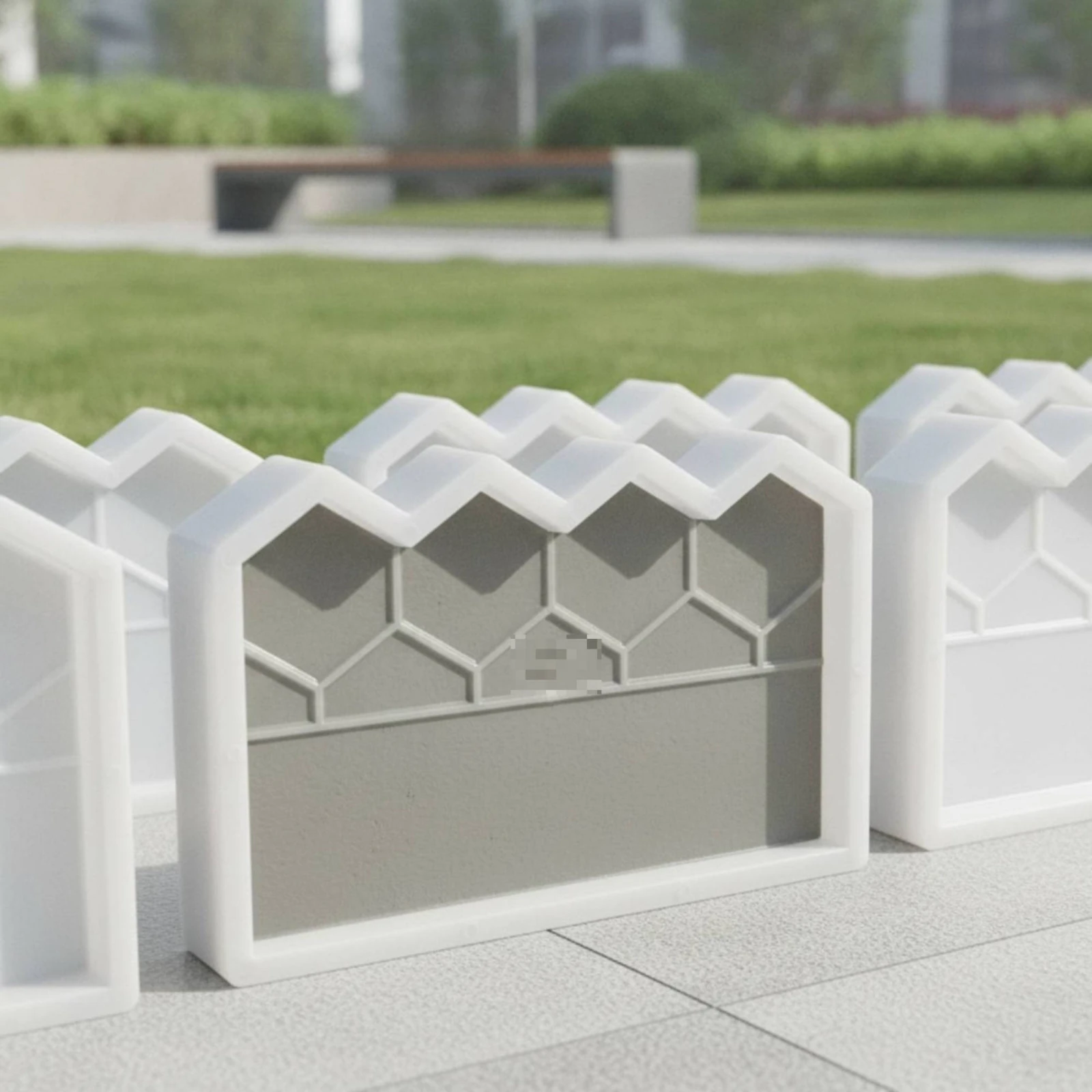 Concrete Border Mold Reusable Border Brick Mold Heavy-Duty Flexible for DIYers, Landscaping, Garden