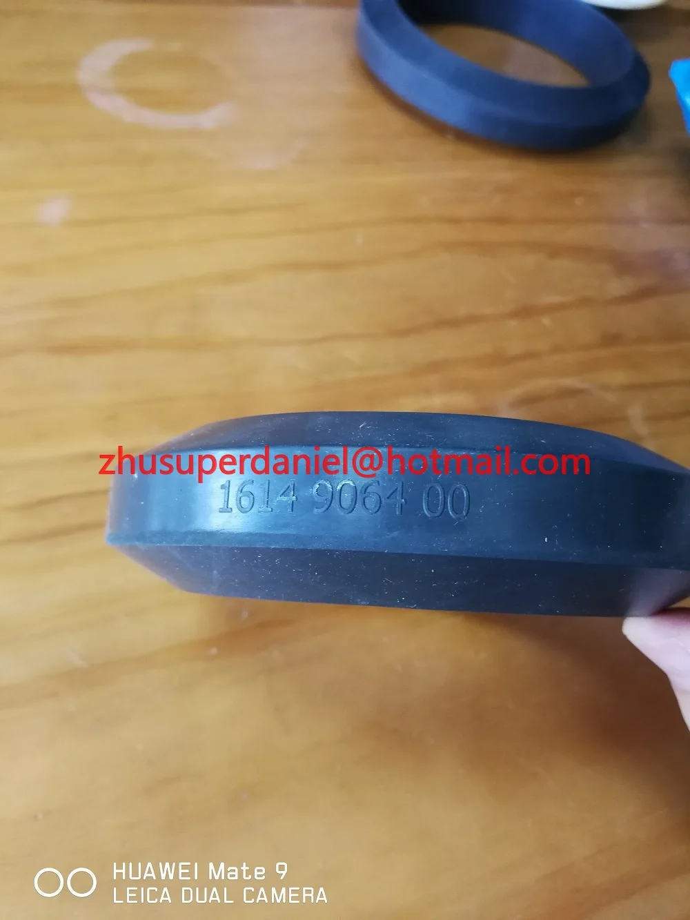 

2pcs/lot genuine 1614906400 (1614 9064 00)black rubber sealing ring joint