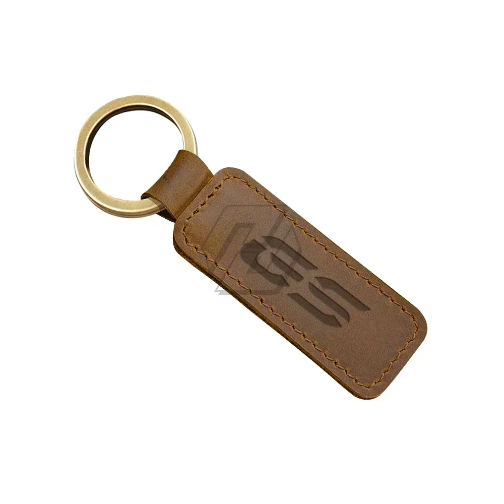 For BMW Motorrad GS F800GS F850GS R1200GS R1250GS G310GS G650GS Motorcycle Keychain Cowhide Key Ring