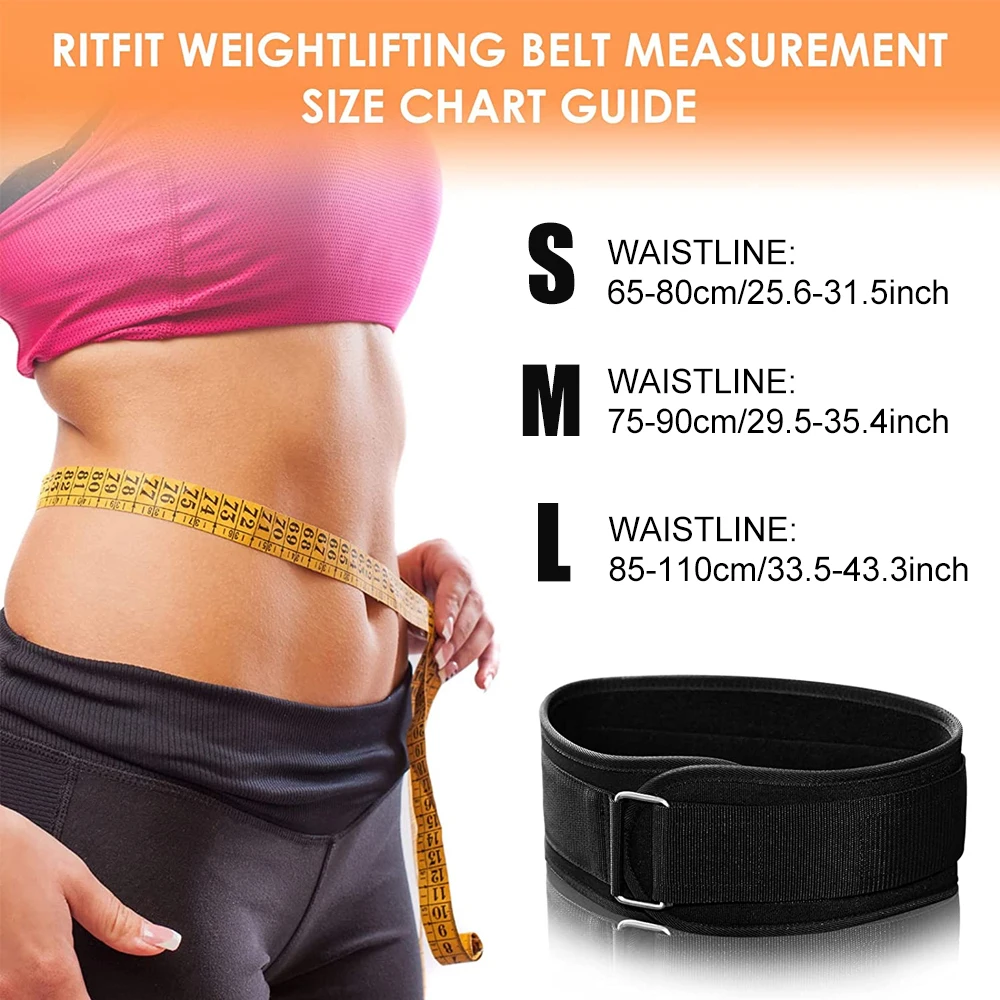 1Pcs Fitness Weight Lifting Belt for Men Women Gym Support Belts for Weightlifting,Powerlifting,Strength Training,Squat,Deadlift