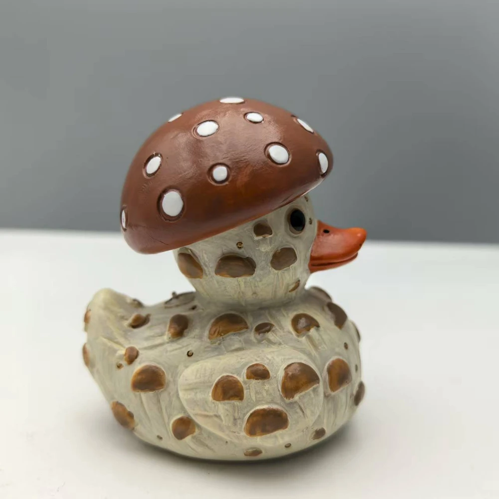 Vegetable Duck Figurines 3D Vegetable Duck Figurine for Desktop Resin Sculpture Table Centerpieces for Home Office Decor