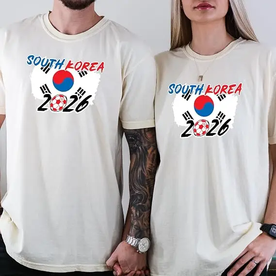 Patriotisches koreanisches Südkorea-T-Shirt, Flagge von Südkorea, koreanische Sportspiele, Sporttrikot, Fußball-Grafik-T-Shirt, Fußballkleidung – Detail 4