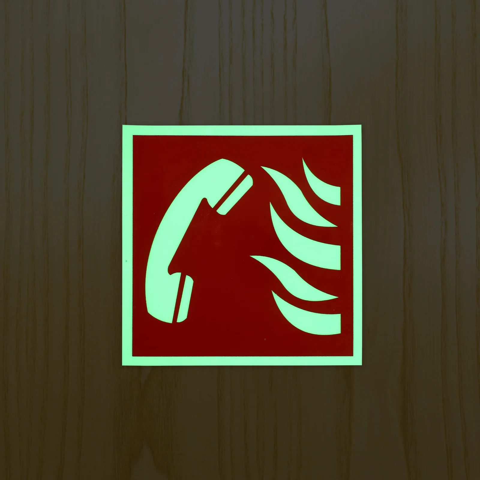 ملصق هاتف الطوارئ للحريق مقاوم للماء بلمسة نهائية لامعة ومقاوم للتمزق لأنفاق الطابق السفلي وأعمدة المصعد ومواقع الإشارة الضعيفة #2