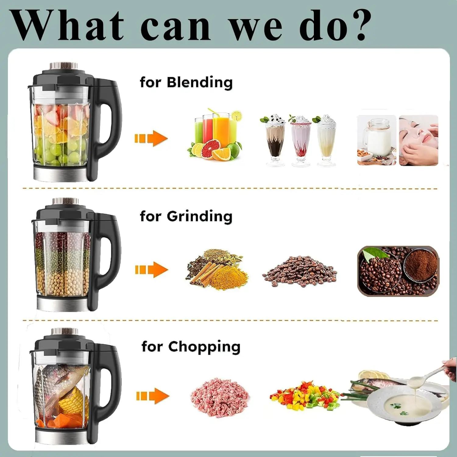 1200W High-Speed Countertop Blender & Soup Maker: 9 One-Touch Programs, 12-Hour Preset, Self-Cleaning, Crush, Mix, Juice, Puree,