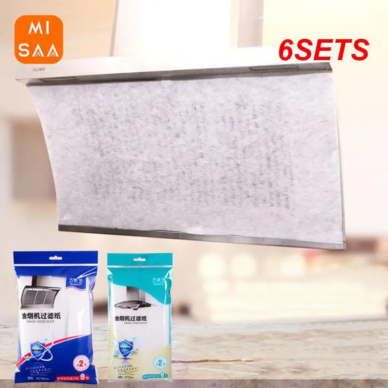 6SETS Protection Filter Paper Easy Installation Your Kitchen Efficient Revolutionary Filter Technology Convenient