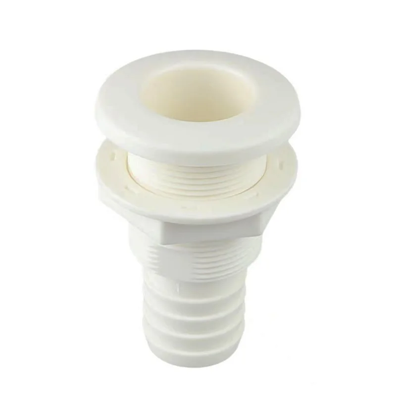 

1 Piece ABS Plastic White Thru-Hull 5/8 inch 3/4 inch 1 inch 1-1/4 inch 1-1/2 inch 2 inch Boat Thru Hull Fitting