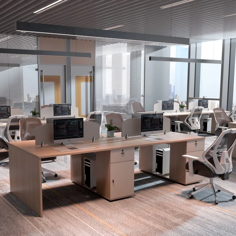 Modern Quality Standard Wooden Office Work Desk for School Apartment or Home Use Office Desk