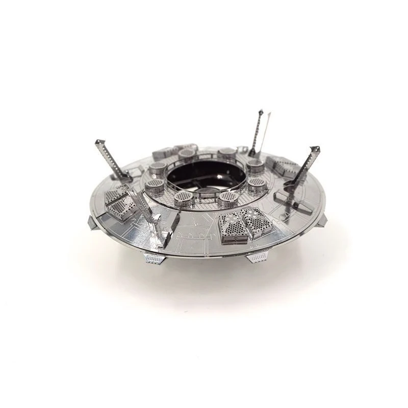 3D Metal Puzzle UFO model KITS Assemble Jigsaw Puzzle Gift Toys For Children