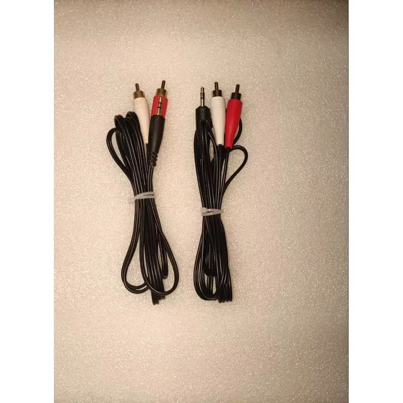 Suitable for Edifier Speaker 3.5mm to Dual RCA Audio Cable, Approx 1.8m, Gold-plated, Good Condition, Price for 1pc