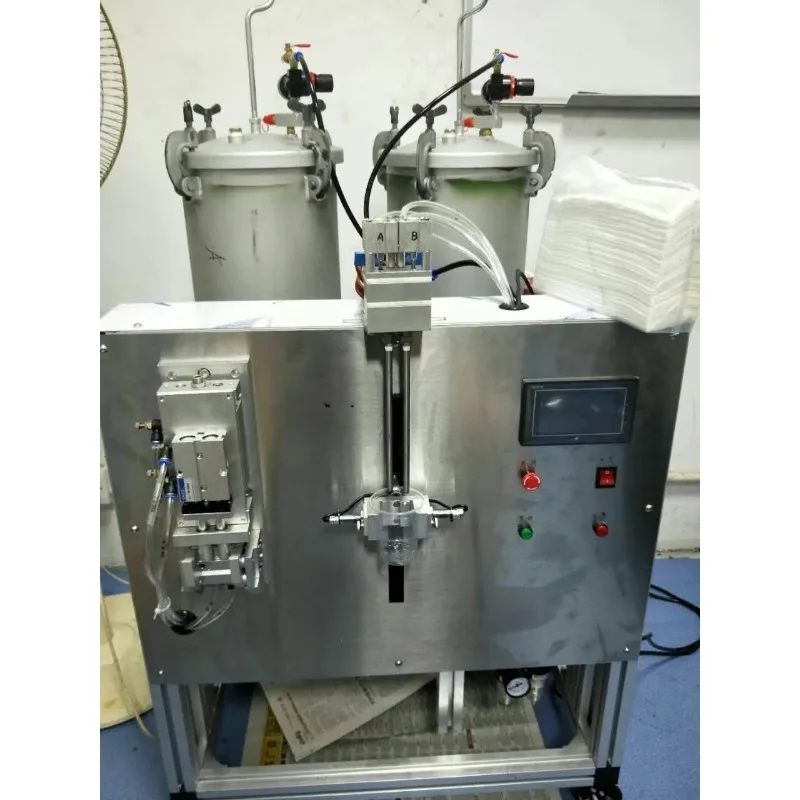 Two-Component 50ml Double Tube Glue Automatic Filling Machine | Epoxy PU Silicone Acrylic Dispenser