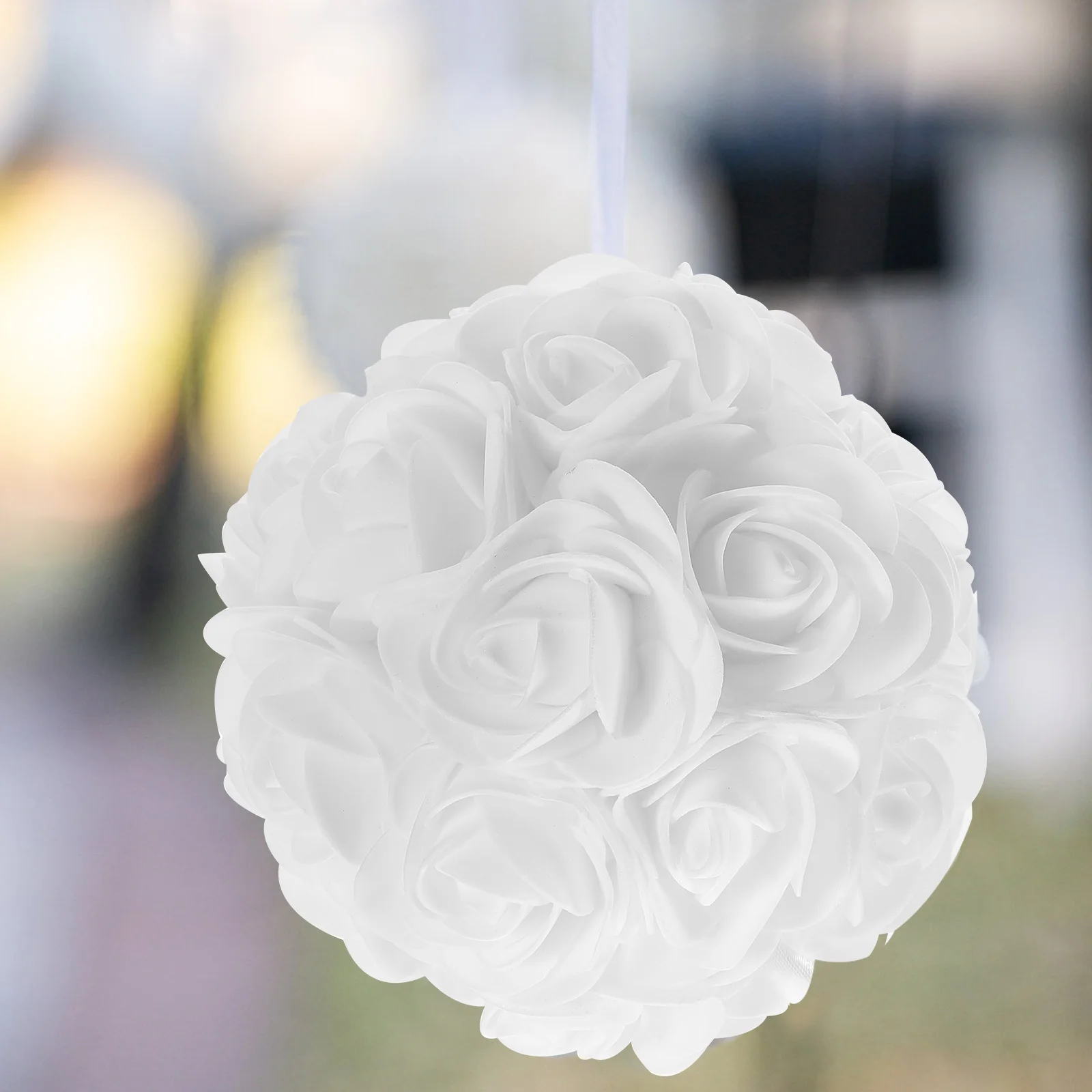 

Wedding Artificial Rose Flower Ball Decor Hanging Floral Party Decoration Supplies Fake Floral Craft Centerpieces Engage