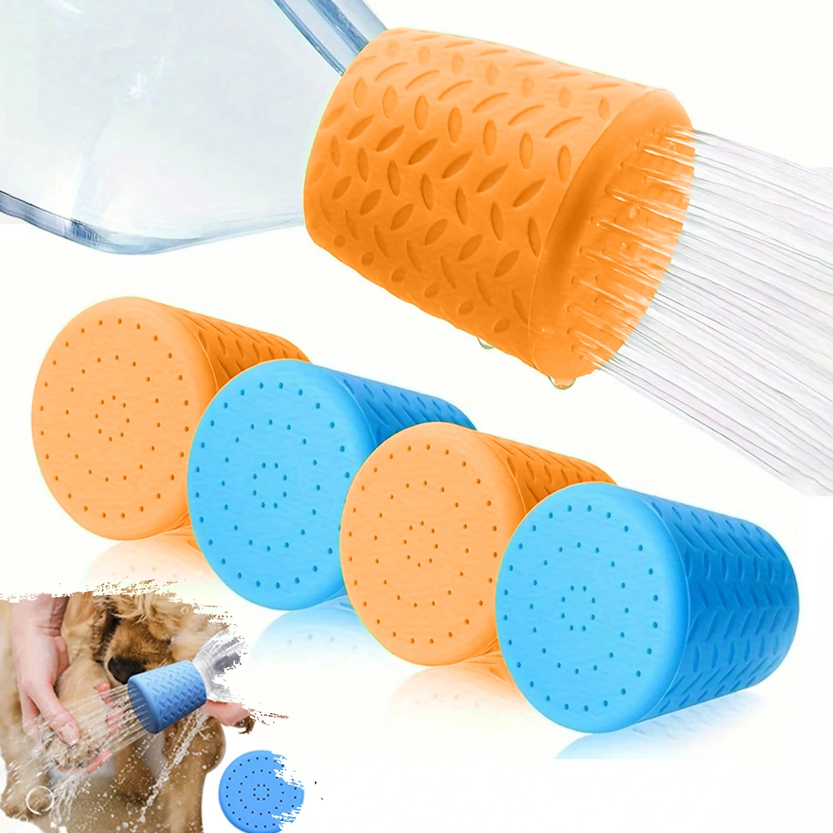 Portable Multifunctional Pet Bath and Outdoor Water Dispenser Accessories, Multifunctional Dog Cleaning Nozzle