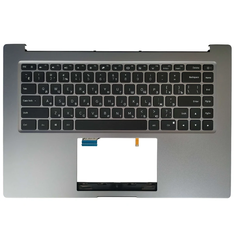 

New Backlit Russian Keyboard For Xiaomi MI Air 15.6 inch 6070B01247012 With Palmrest Upper Cover RU