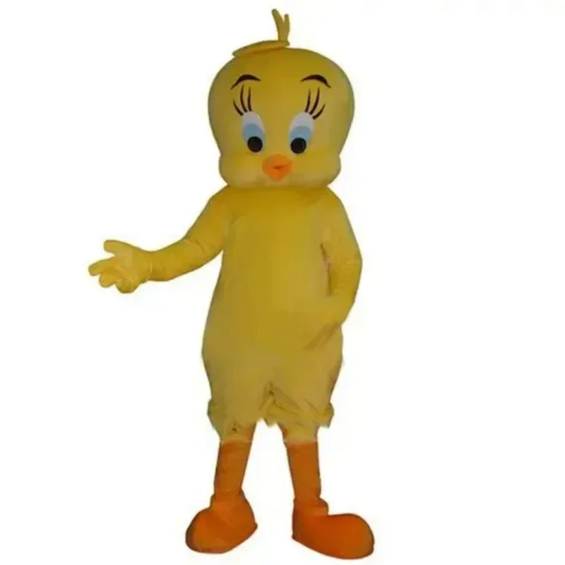 Tweety Looney Tunes Bird Mascot Costume Adult Cartoon Character Outfit Family Outings Promotional Items B12