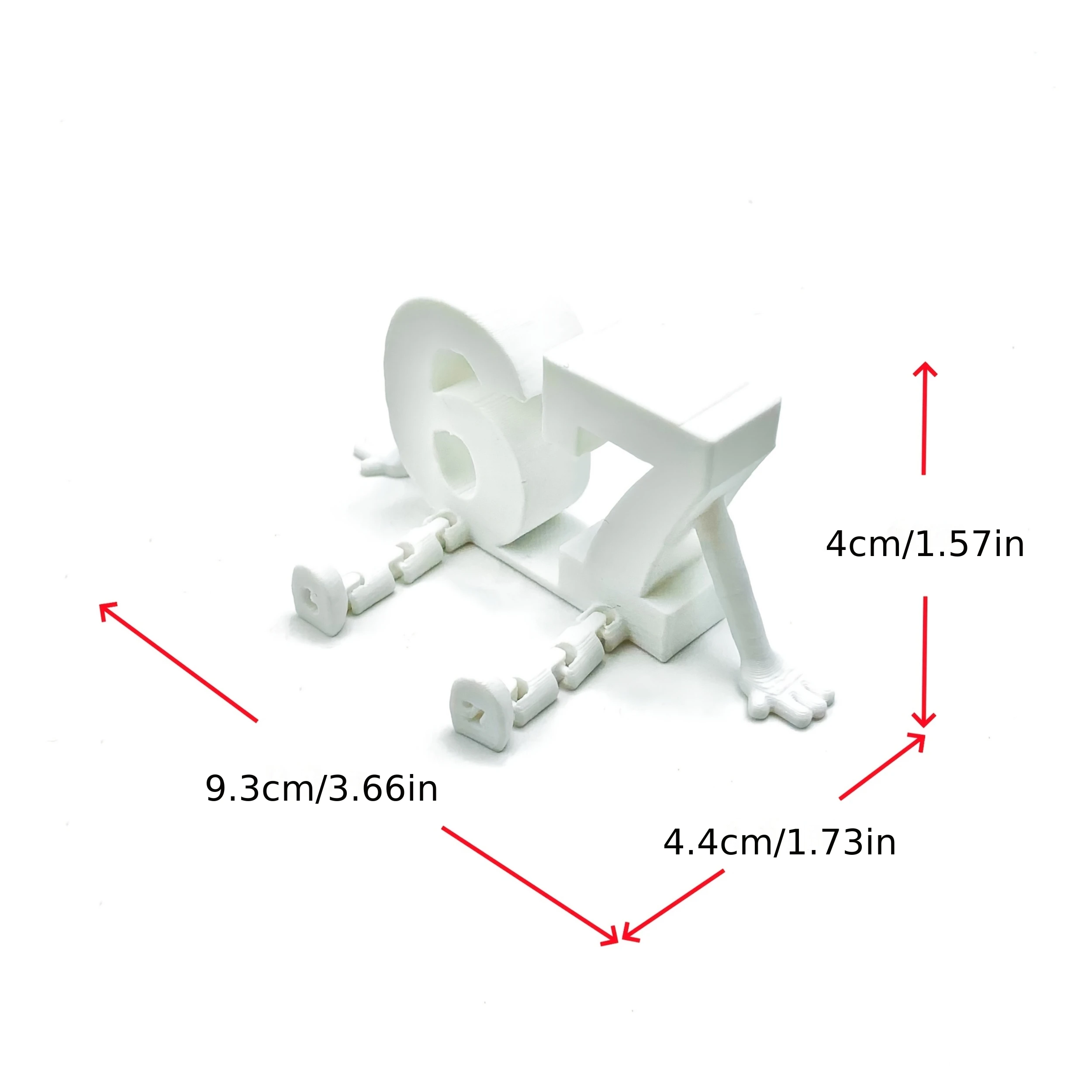 3D Printing Magical 67 Companions 67 Stereoscopic Model Kit Cute Styling Classic Simplicity 2 Color Matching Options