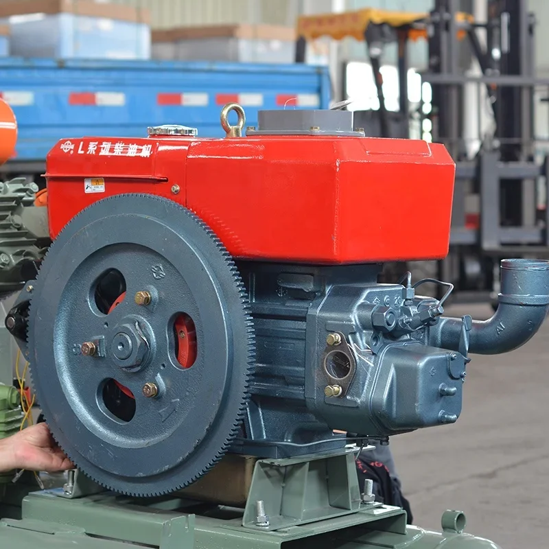 Power support New 24HP water-cooled single-cylinder four-stroke diesel engine 30 HP mechanical engine water-cooled 115 * 115 mm