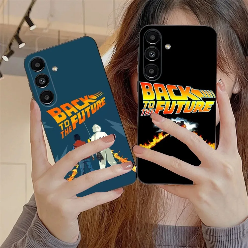 

Movie B-Back To The F-Future Phone Case For Samsung S24,S21,S22,S23,S30,Ultra,S20,Plus,Fe,Lite,Note,10,9,5G Black Soft Cover