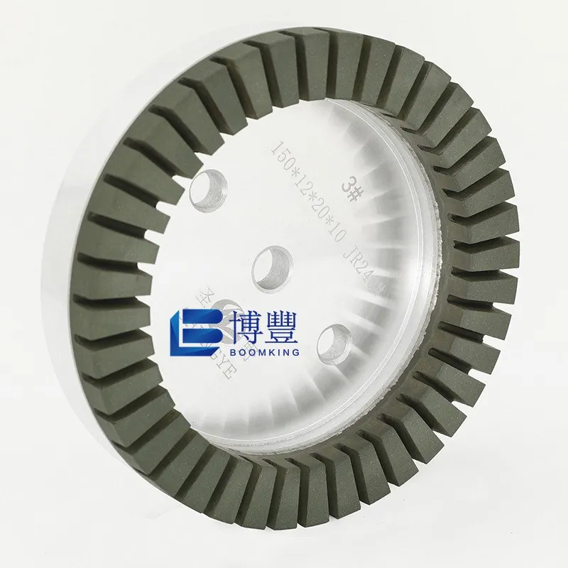 

High-speed full segmented resin wheels for glass straight-line eding machine, glass double glass machine