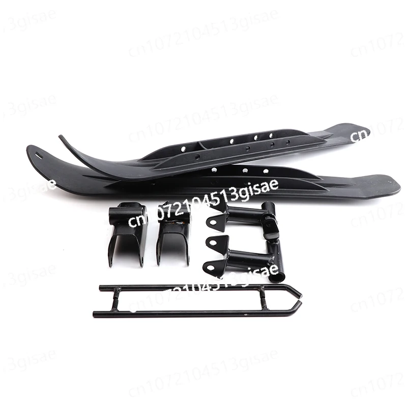 For ATV Go Kart UTV Buggy Quad Bike sled Snowmobile front wheel Modified Parts 15mm/17mm Plastic Skis Kit