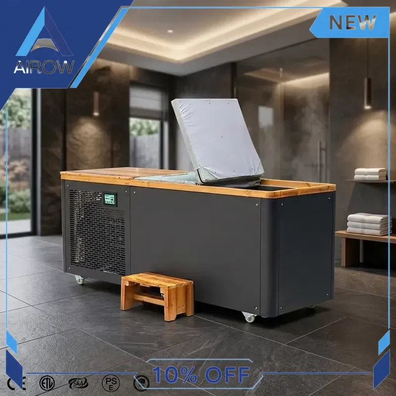 for Athletes Wi-Fi Control Stainless Steel Portable Ice Bath Tub Cold Plunge Pod Recovery Circulation Luxury Home Gym Use