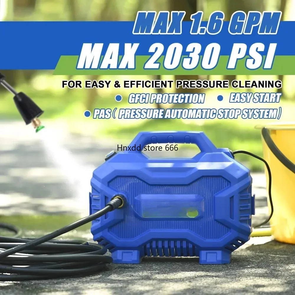 Car Pressure Washer Max 2030 PSI,50 FT Pressure Hose,Version 3.0, Small Electric Power Washer