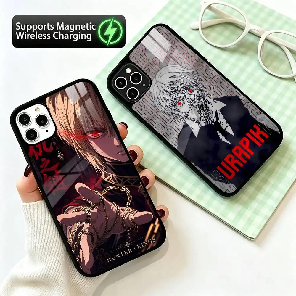 H-Hunter x Hunter Kurapika  Phone Case For iPhone17,16,15,14,13,12,11 Plus,Pro Supports Magnetic Wireless Charging