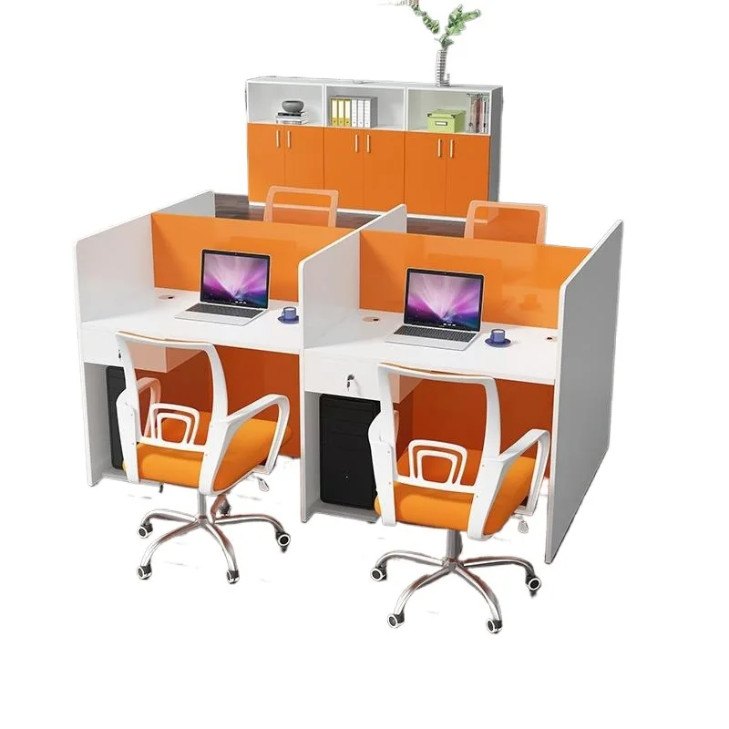 

Staff Desk Computer Room Examination Desk Station Screen Small Card Seat Staff Chair Amblyopia Vision Training Table