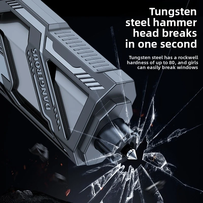 

Многофункциональный аварийный молоток для разбивания стекол автомобиля, резак для ремней безопасности, миниатюрный портативный инструмент для экстренных ситуаций