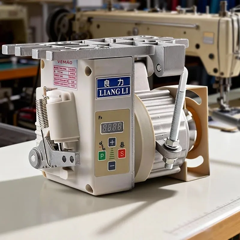 Servo motor de poupança de energia 220v, controlador de velocidade ajustável de acionamento direto para máquina de costura industrial, uso overlock