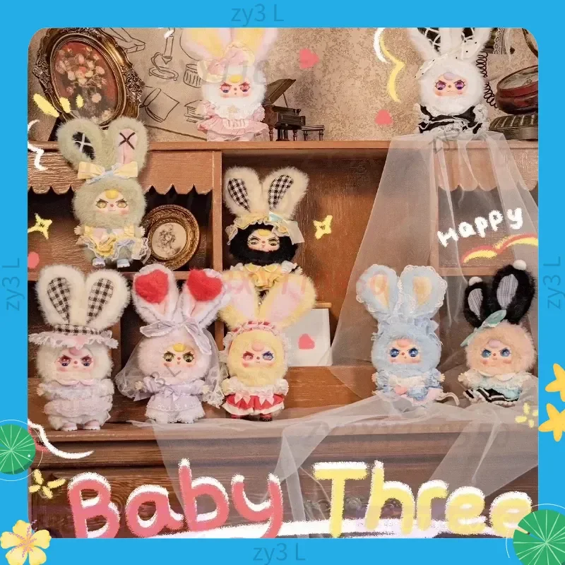 Genuine Baby Three Exhibition Limited Dream Lolita 100% Plush Blind Box Tide Play Ornaments Cute Vinyl Dolls To Send Friend Gift