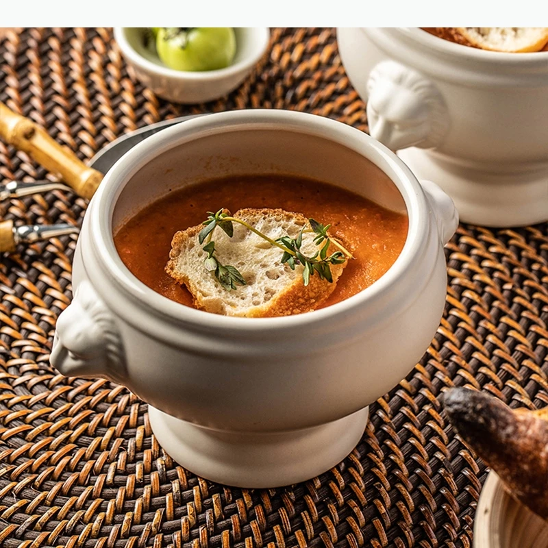 Plato de sopa de cerámica con forma de lavabo, plato para servir Ramen de fideos de Color sólido para cocina casera Simple