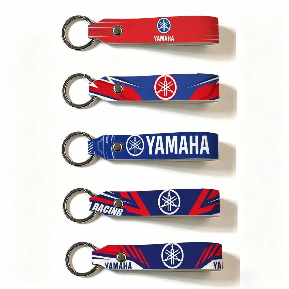 

FOR YAMAHA MOTO PU Leather Keychain Minimalist Key Holder Durable Key Organizer Car Keys Bag Accessories Gift
