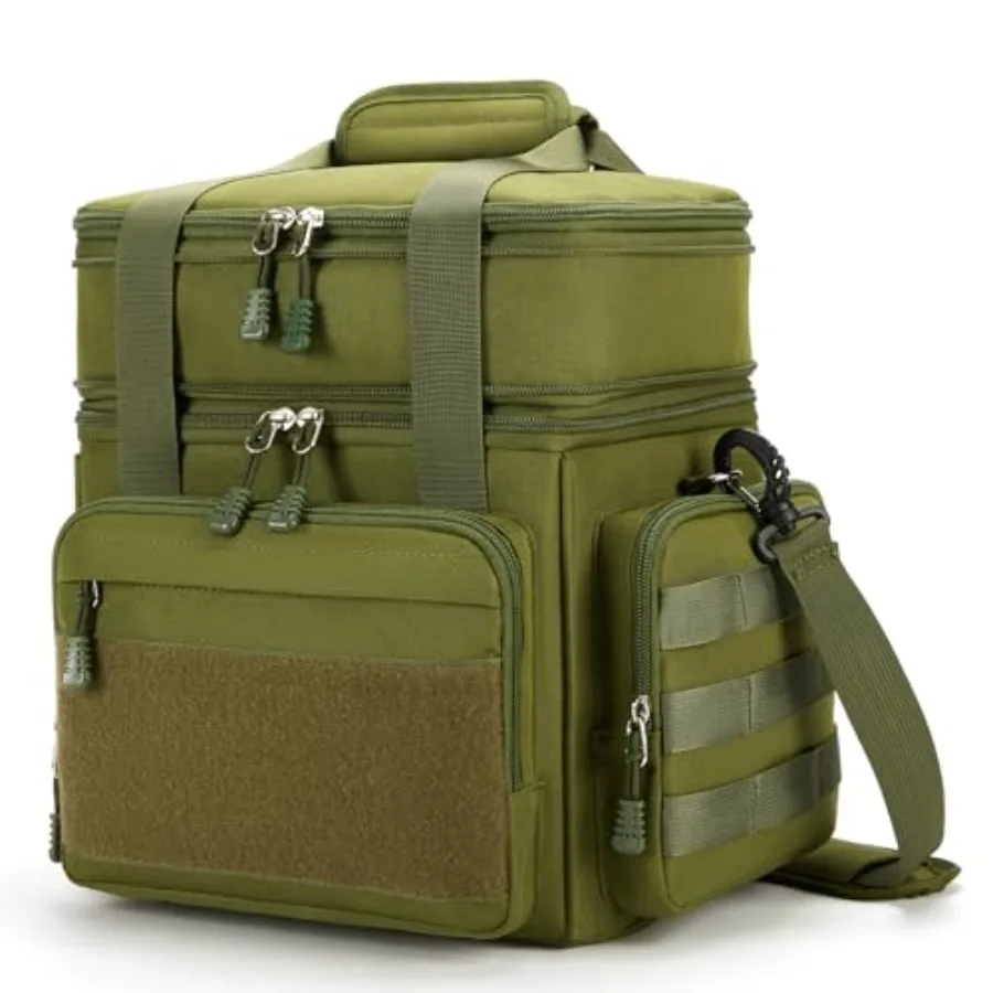 

Tactical Lunch Box for Men Insulated Lunch Bag Adult Thermal Lunchbox Leakproof Waterproof Cooler Bag Dual Compartment Lunch to