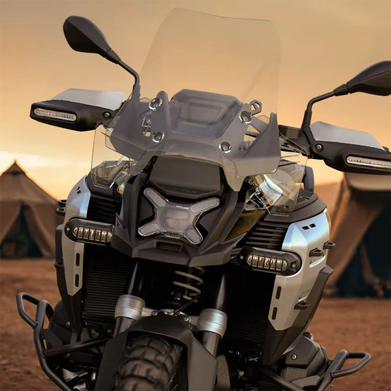 New R1300GS ADV 2024 2025 LED Auxiliary Protection Light Motorcycle Accessories PC Lamp Guards For BMW R 1300 GS Adventure
