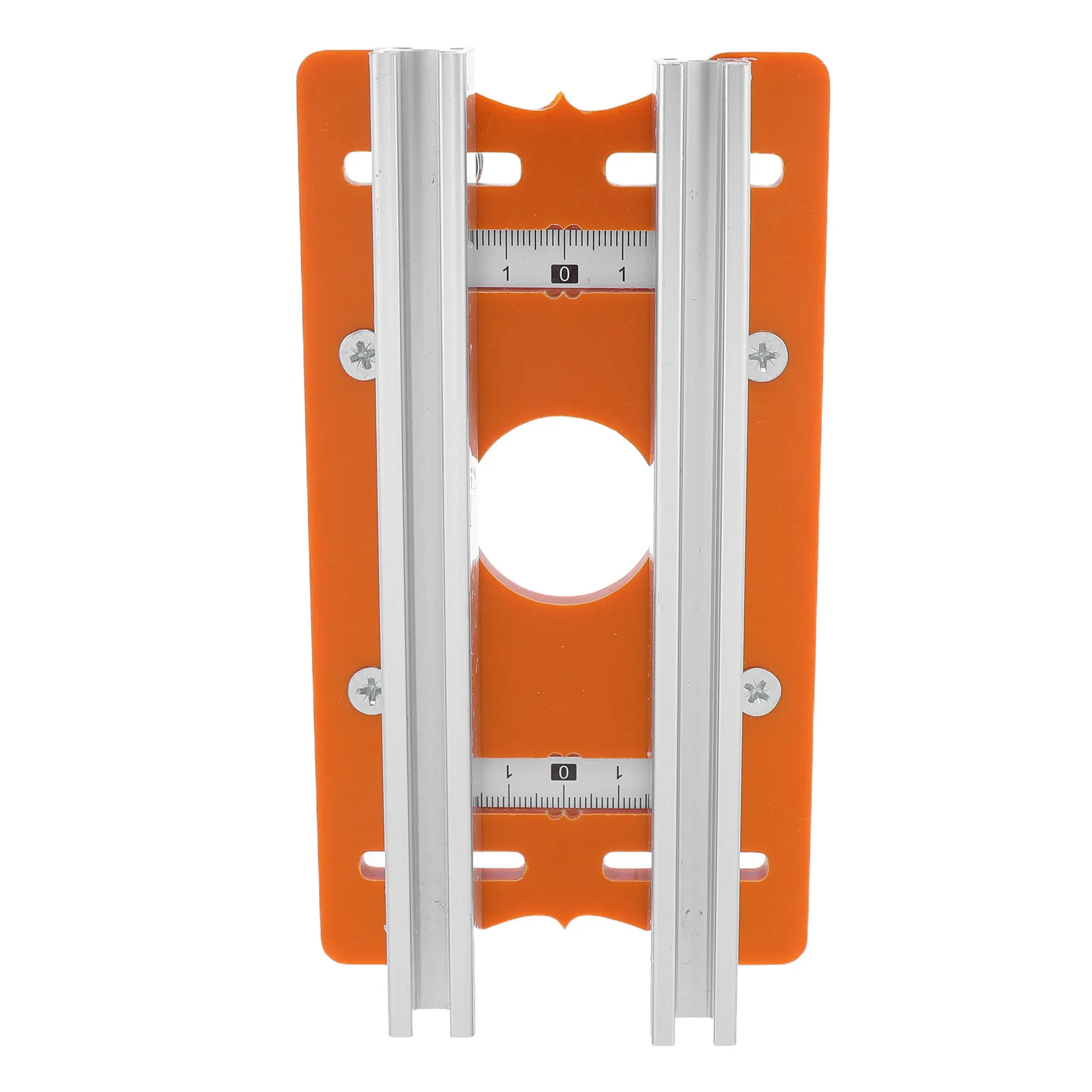 Woodworking Aluminum Router Table Insert Precision Positioning Plate for Carpentry Multi-Function Grooving Slotting Tool
