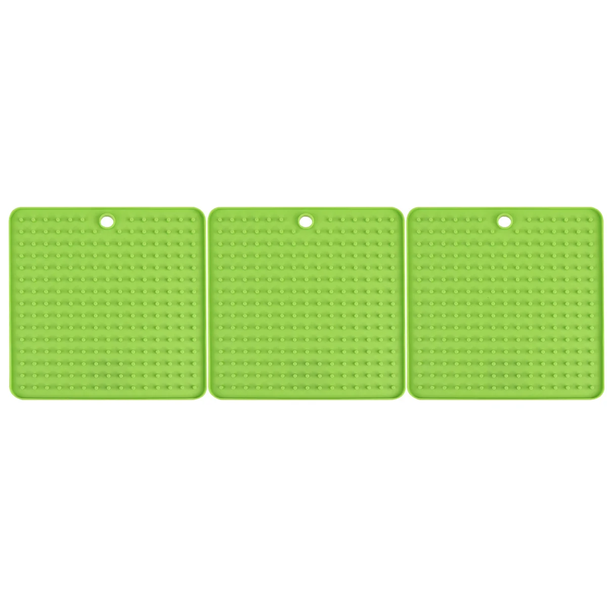 

3 Pcs Silicone Heat Insulation Pad Mat for Table Drain Insulated Multifunctional Love