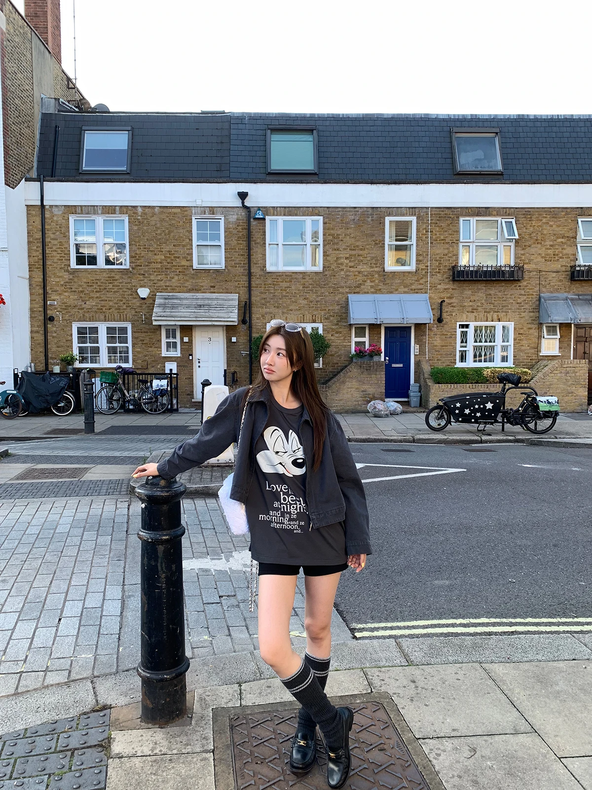 

Модная универсальная женская куртка в корейском стиле для работы и повседневной носки, с длинными рукавами, на молнии