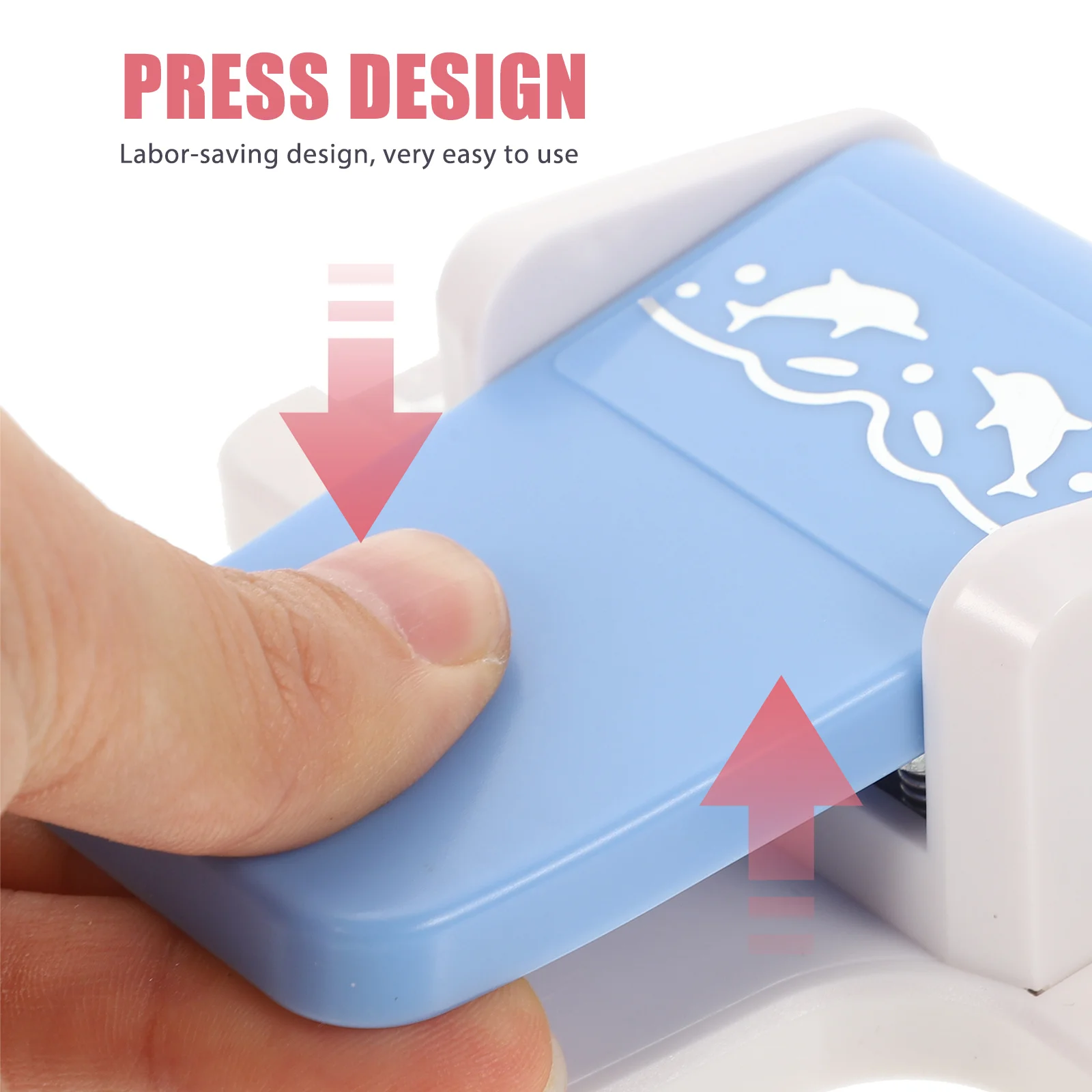 

Paper Puncher Kindergarten Durable Easy Use Kids DIY Handcraft Card Making Scrapbook Paper Crafting Supplies Craft Hole Punch
