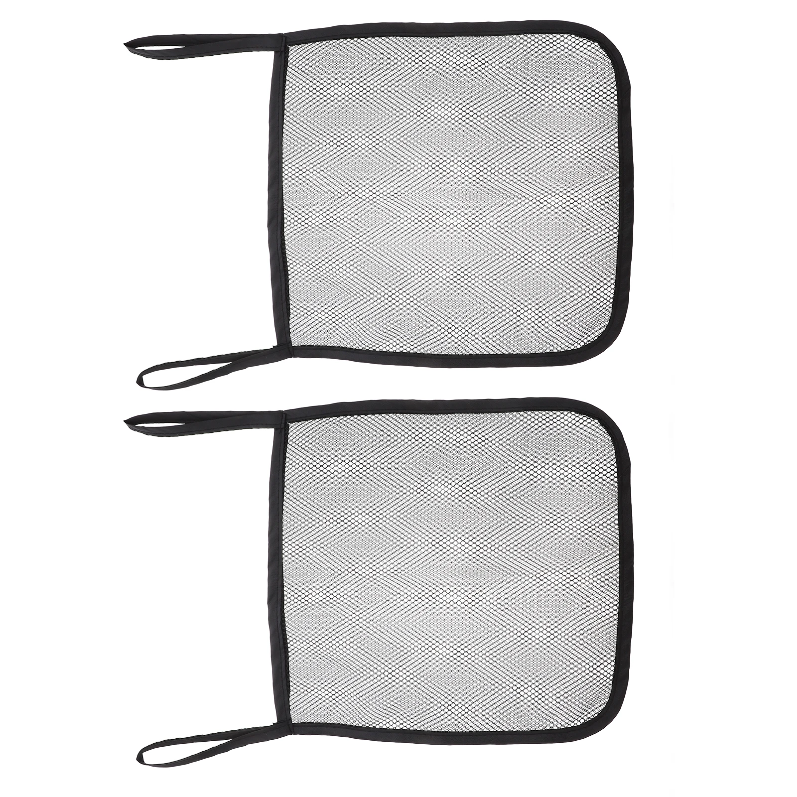 

2pcs Black Baby Stroller Mesh Bags Portable Storage Side Sling Bag for Pram Infants Outdoor Use Durable Reusable