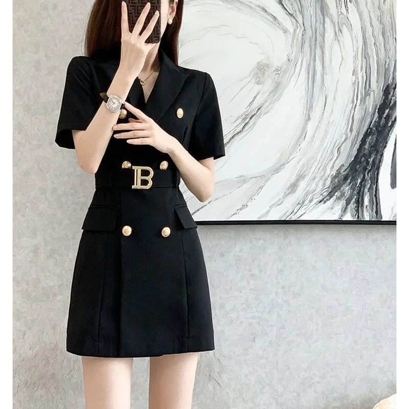 Spring Summer New Women\'s Fashion Temperament Small Fragrance French High-Grade White Dress Summer Niche Design Short Skirt Suit