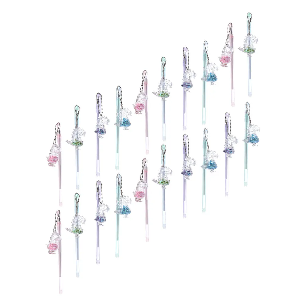 

Набор из 20 гелевых ручек с подвесками в виде динозавров, креативные канцелярские принадлежности для письма, подарок на день рождения, школьные принадлежности, гелевая ручка-маркер с подвеской