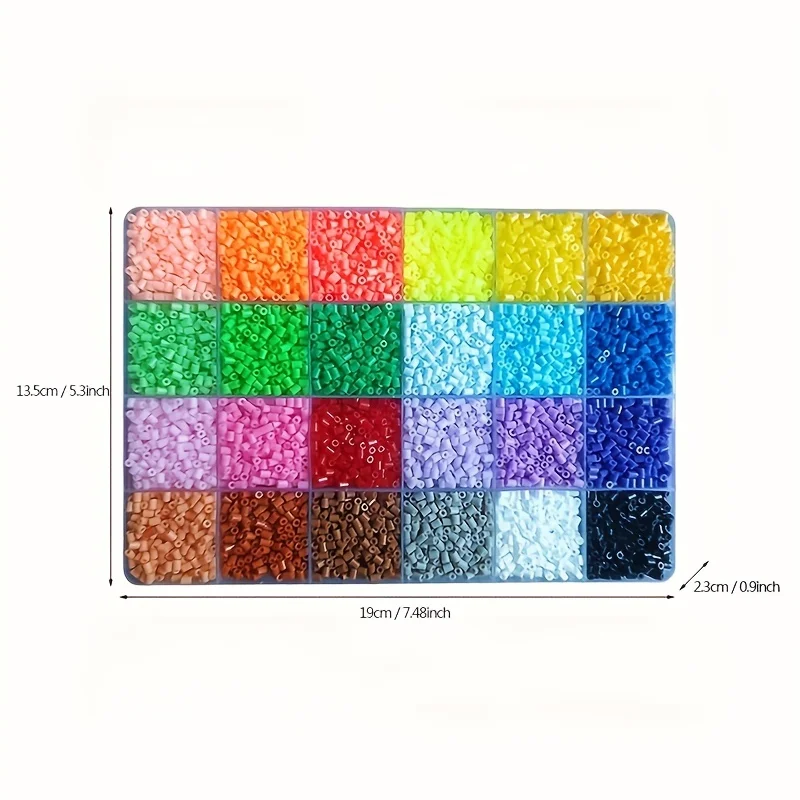 5mm/2.6mm 24Color Hama Beads 3D Puzzle DIY Toy Ironing Quality Guarantee Perler Fuse Beads Educational Handmade Craft Toy