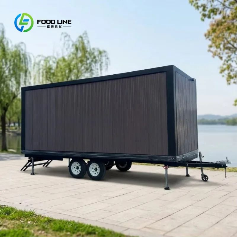 Customized 20ft Foldable Container House Mobile Office Trailer Home Wind & Water Proof