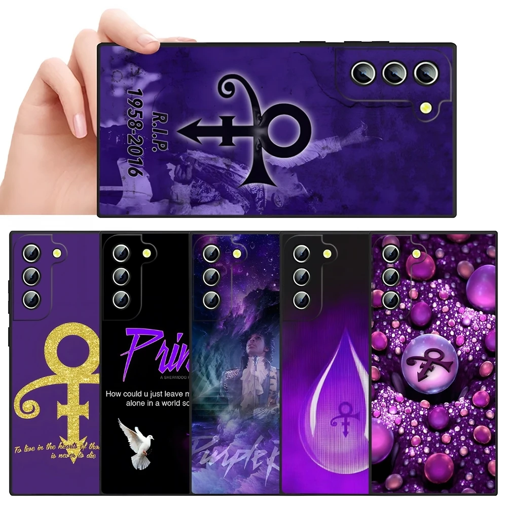 Pop singer Prince Rogers Nelson Phone Case for S23 Samsung S24 Ultra S22 S20 Fe S21 Plus Galaxy A54 A34 A24 A53 Note 20 Cover