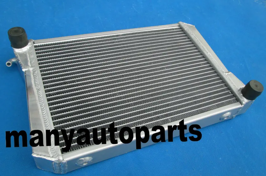 Aluminum radiator + Fan for MG MIDGET 1275 1967-1974 Manual  1968 1969 1970 1971 1972 1973