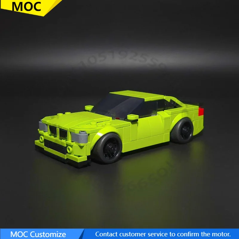 

288 PCS Racing Car 77237 E46 MOC Customize Modular Building Block Popular Brick Simple Model Design Kids DIY Festival Toy Gift