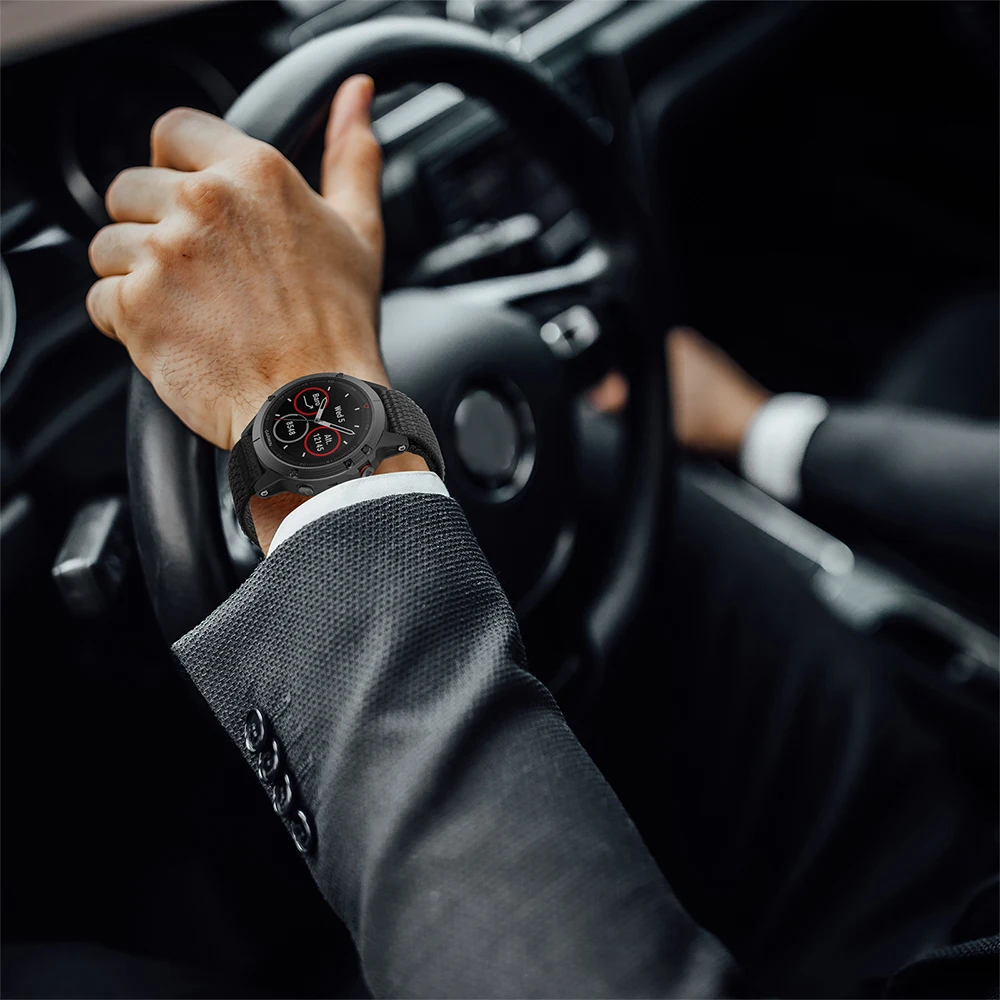 Epix Gen 2สายนาฬิกาไนลอนแบบตะขอสำหรับ Garmin Forerunner 965 955 935 945 INSTINCT 2 S60สายรัด S62 26 22มม.