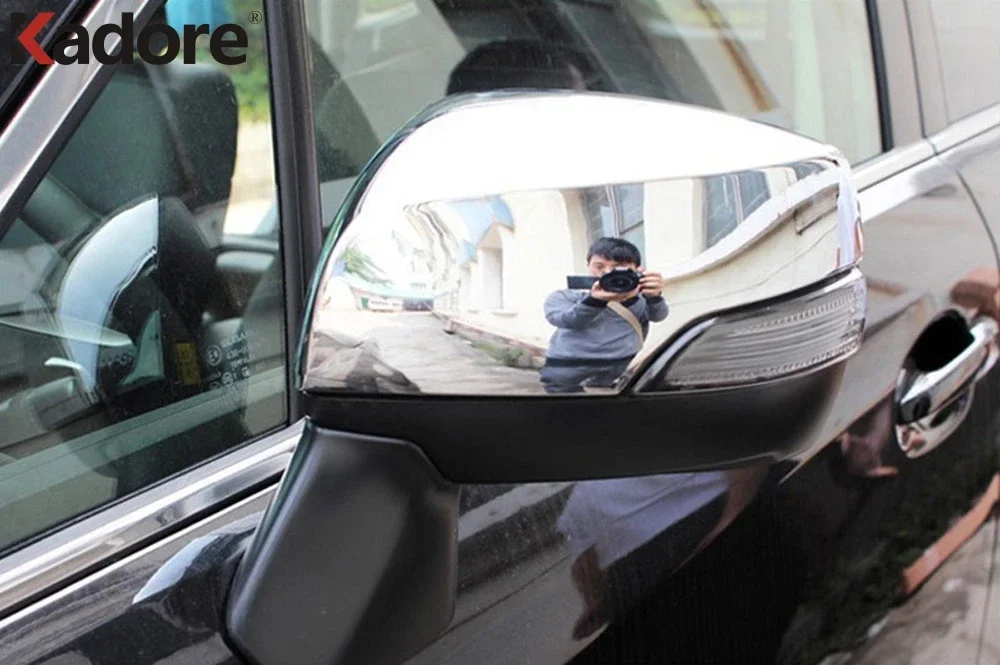 For Subaru Forester 2013 2014 Chrome Car Rearview Mirror Cover Trim Side Wing Mirror Cap Molding Overlay Exterior Accessories