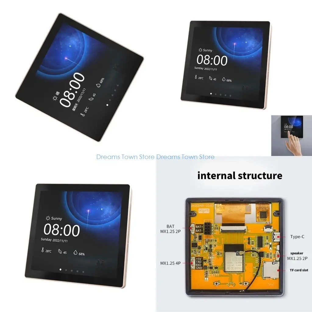 

HX6A ESP32S3 LVGL WIFI Bluetooth-compatible Development Board LCD Display ScreeN