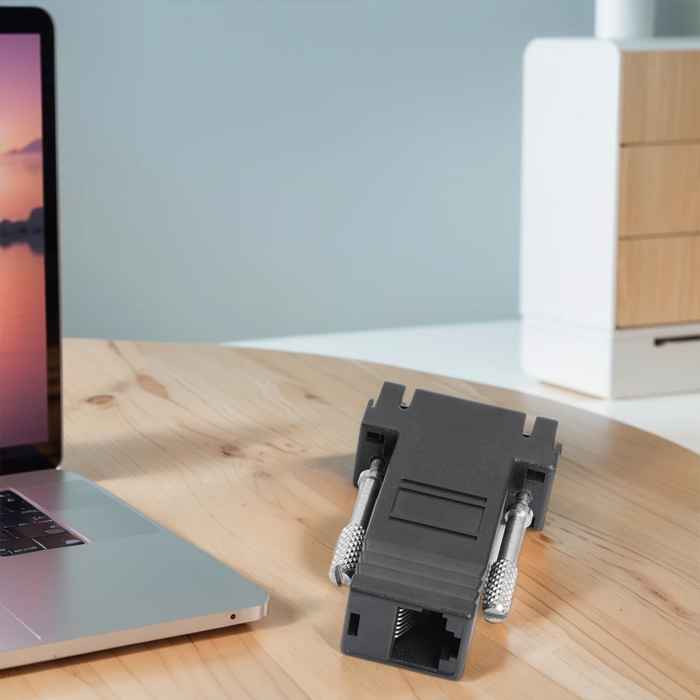 อะแดปเตอร์ DB15พินตัวเมียเป็น RJ45 8P ตัวเมียอะแดปเตอร์ VGA สำหรับ F RJ45 F ตัวขยาย VGA ไปยังสายเคเบิลอะแดปเตอร์เครือข่าย RJ45สำหรับพีซี